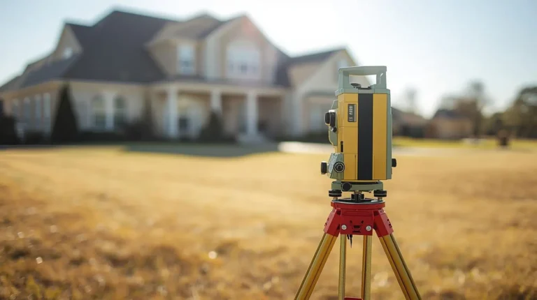 FJR Septic Intsaller on field sevey for a septic design