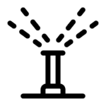 icon of a septic spray head